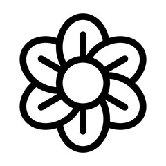 Obraz premium Flower icon design template