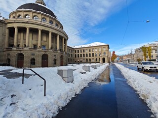 Eth Zurich University in the winter