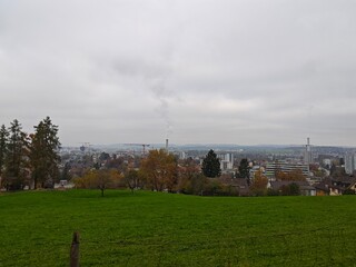 clouds over the city