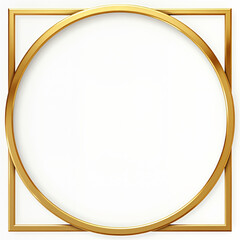 Luxury gold border copy space area