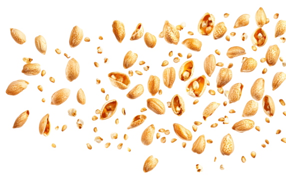 Flying popcorn kernels