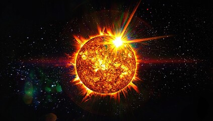 Obraz premium solar flare