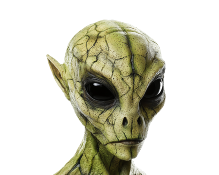 green alien character