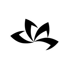 Fototapeta premium Flower icon illustration template