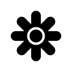 Obraz premium Flower icon illustration template