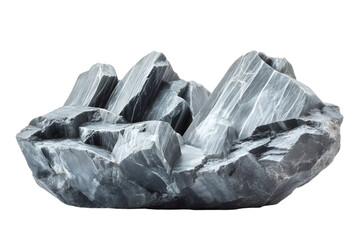 Fototapeta premium Unique patterns of gray rocks arranged aesthetically