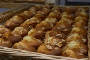 french cookies in a basket