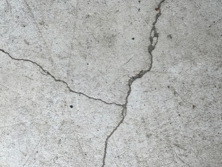 Obraz premium crack on the cement wall.