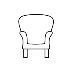 Chair icon symbol vector image illustration
