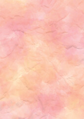 Obraz premium くしゃくしゃにしたピンク色水玉模様の紙のテクスチャ
