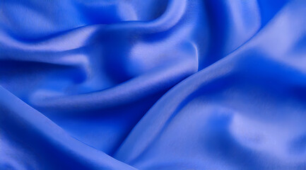 Obraz premium Zoomed-in Shot of Elegant Silk Fabric: Perfect for Fashion, Interior Design, and Luxury Textiles
