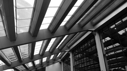 modern architecture with vintage concept can be used for marketing cover