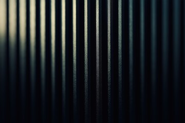 Obraz premium Vertical lines create a mesmerizing effect in an abstract dark composition