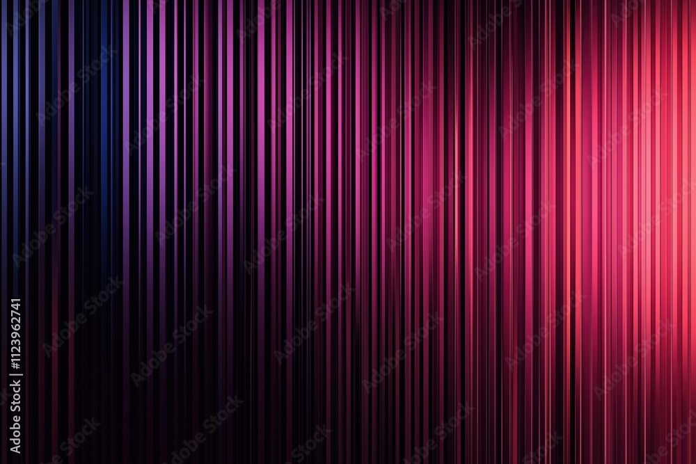 Poster colorful vertical lines create a dynamic abstract background with vibrant tones
