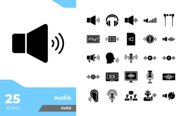 Audio Solid Icons
