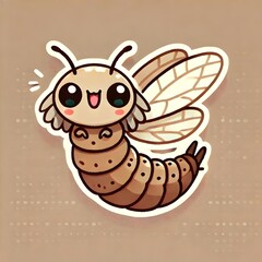 Obraz premium Caddisfly Sticker