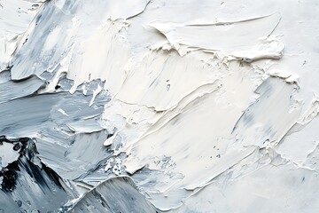 Obraz premium Close up of oil painting texture with brush strokes and palette knife strokes