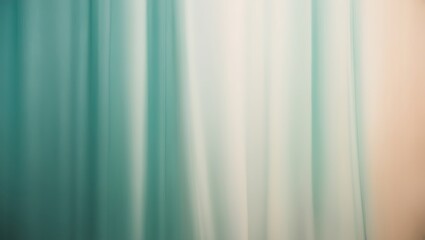 Obraz premium Abstract Teal and Beige Curtain Texture