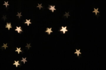 Christmas Lights Star Bokeh