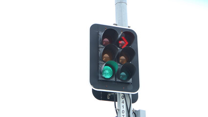 Traffic Light, Green Go, Red Arrow