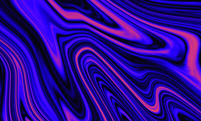 Fototapeta premium Abstract, swirling, vibrant blue and pink marble texture with flowing, liquid-like lines.