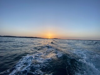 Obraz premium sunset over the sea