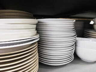 Obraz premium Tupperware in many colors, on close up ,sell on the shop