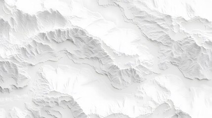 Abstract White Mountain Range Topographic Relief
