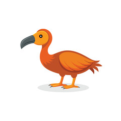Dodo bird isolated flat vector illustration on white background. © ART Gallery