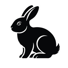 Obraz premium Rabbit Silhouette