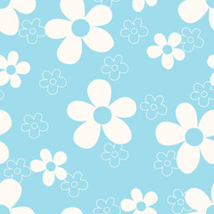 Seamless pattern design with geometric and abstract. seamless pattern flower, dot, shapes, circle, square. star design for fabric, cotton, wallpaper, satin, carpet.	