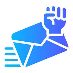 Obraz premium strong gradient icon