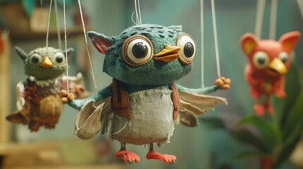 bird 3d caracter 