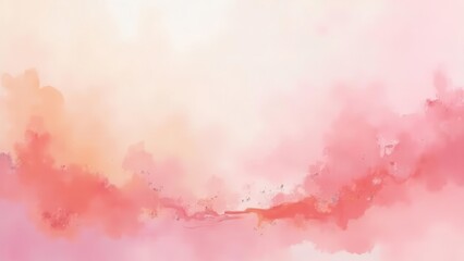 Obraz premium Metallic ink streams. Pastel pink and peach melt into each other, suspended in a serene, liquid composition without blemishes, UHD.
