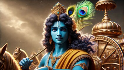 Shree Krishna for Janmashtami, Makhan Chor, Bal Krishna, Cute