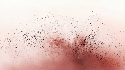 Fototapeta premium Soft Pink Glitter Dusting on Rose Gold Background for Elegant and Modern Aesthetic Design