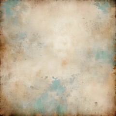 Naklejka premium Grungy aged parchment paper texture for vintage world map design