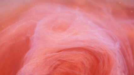 Vapor ink. Steam abstract. Defocused bright red pink smoke paint cloud shiny splash mist texture...