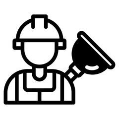 Plumber Vector Icon
