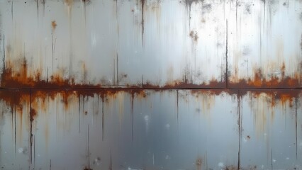 Obraz premium Rusted metallic lines. Subtle texture of galvanized iron with rusted linear intricacies, Absolute clarity, 4K UHD.