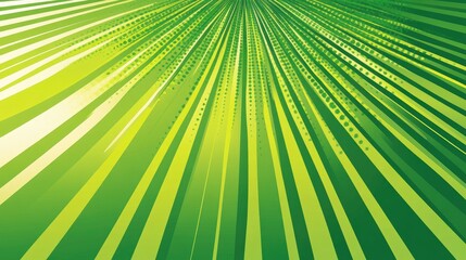 Abstract Green Lines with Radiating Pattern for Background Design