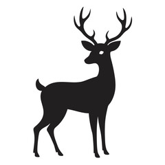 Obraz premium deer silhouette