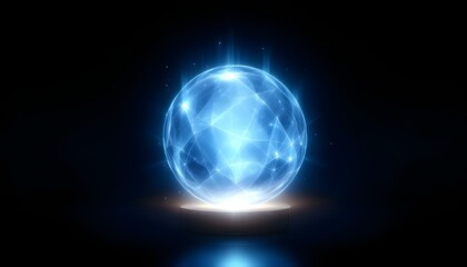 crystal, ball, glowing, aura, mystical, dark, background, isolated, magical, ethereal, mysterious, fantasy, sphere, enchanted, radiant, luminous, glass, orb, spiritual, witchcraft, fortune, divination