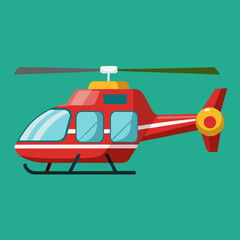 helicopter illustration vector art