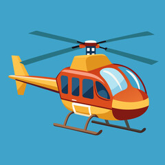 helicopter illustration vector art