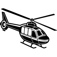 helicopter illustration vector art