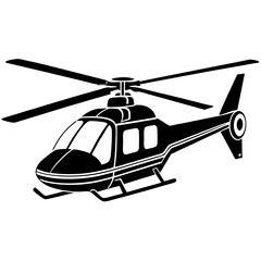 helicopter illustration vector art