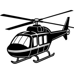 helicopter illustration vector art