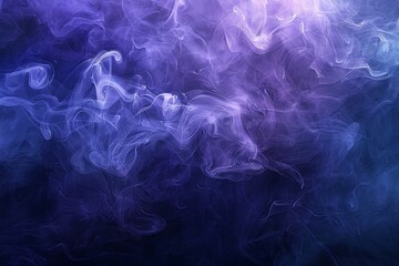 Abstract Purple And Blue Smoke Swirls Background