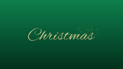 Christmas gold lettering text typography on gray or black background golden text banner illustration great for wishing and celebrating Happy Christmas with your loved ones